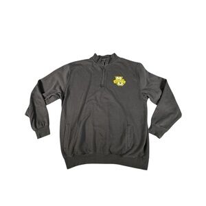 Marquette University Sweatshirt XL Blue Quarter Zip Stadium Athletics Fleece